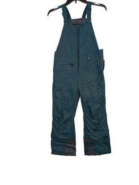 Arctix Kids Insulated Bib Overalls M (10/12) Atlantic Blue Adjustable Straps